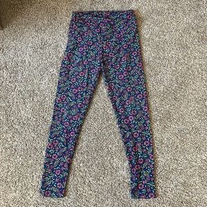 Lularoe Womens leggings in floral print, one size